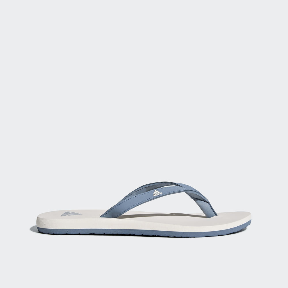 Adidas Eezay Essence Thong - σαγιοναρες γυναικεια - Γκρι/Ασπρα/Γκρι,Μέγεθος: EU 36 – 54 2/3 (354KNEC